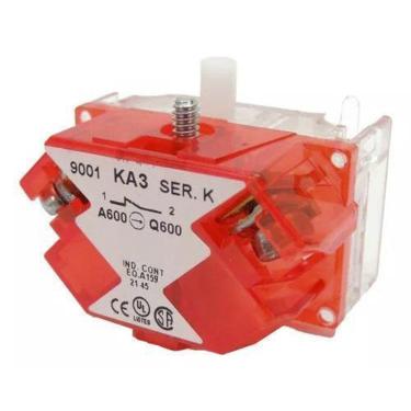 Imagem de Bloco de Contato 1NF Schneider 9001KA3 Harmony SPST 120-600V