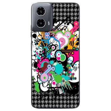 Imagem de Capa Adesivo Skin022 Verso Para Motorola Moto G34 5G
