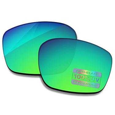 Imagem de Bowyer Lentes de reposição polarizadas para óculos de sol Oakley Sliver Stealth OO9408 - Espelho verde jade