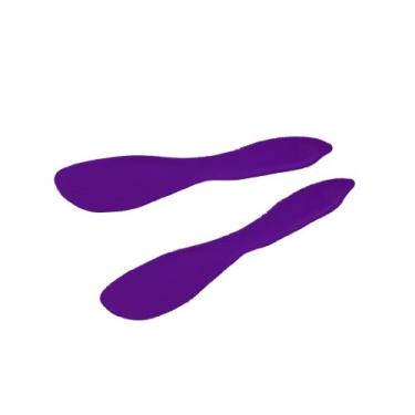 Imagem de Linden Sweden Espalhadores multiuso | Faca de manteiga versátil para queijo macio ou cobertura | Seguro para crianças | Livre de BPA e lavável na máquina de lavar louça | Conjunto de 2 espalhadores