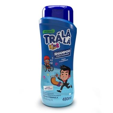 Imagem de Trá Lá Lá Shampoo 2 Em 1 Personagem Kids Azul Escuro 480 Ml