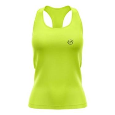 Imagem de Regata Nadador Feminina Dry Proteção Solar Estampada Peso Mão-Feminino