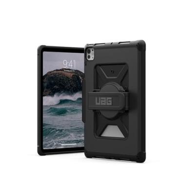 Imagem de URBAN ARMOR GEAR UAG Projetado para iPad Pro 11" Case M5 2025 6th Gen, M4 2024 5th Gen A3357 A3358 A3359 Capa fólio à prova de quedas com porta-lápis e alça de mão giratória 360, Metropolis Black
