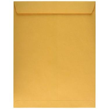 Imagem de Envelopes LUX Paper de 30,5 x 39,8 cm de extremidade aberta - 12,7 kg Kraft, pacote com 50 (9340.