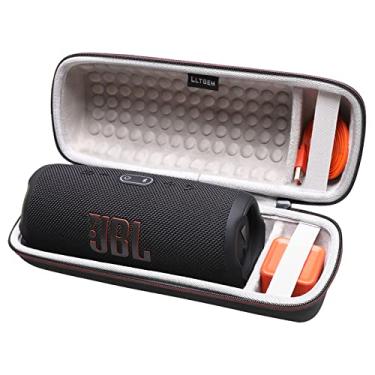 Imagem de (Design 1) - LTGEM Hard Carrying Case for JBL Charge 4 Portable Waterproof Wireless Bluetooth Speaker. Fits USB Cable and Charger.