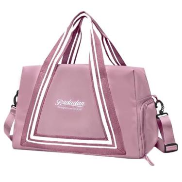 Imagem de Mochila Bolsa Masculina Feminina Notebook Resistente Com Capa de Chuva Bolso Antifurto Para o Seu Dia a Dia Escola Faculdade Saída USB/FONE Cabo de Aço… (Rosa)