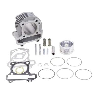 Imagem de GOOFIT Kit de cilindro grande de desempenho GY6 80cc 47 mm para 139QMB ATV Scooter Moped Go Kart