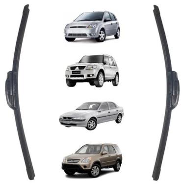 Imagem de Par Palheta Aerofit Dianteira Bosch Chevrolet Tracker 2001 A 2008, DIA