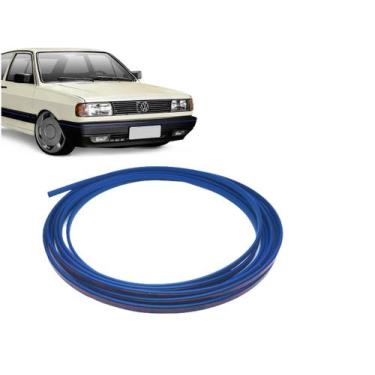 Imagem de 6 Metros Friso Para-Choque Dianteiro Traseiro Gol 1988 a 1994 AZUL Aut
