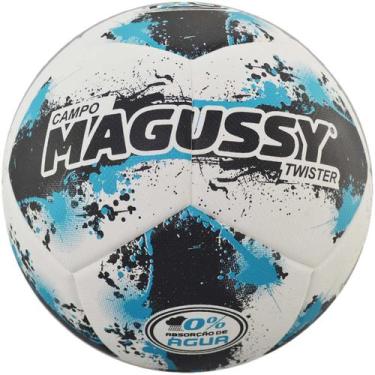 Imagem de Bola Magussy Twister Fusio Tec Campo, Único, Branco, Azul