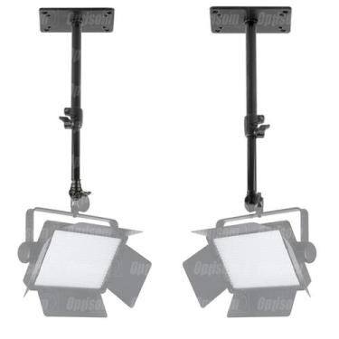 Imagem de Kit 2 Suporte Teto Parede Para Iluminação Softbox Flash Greika 5kg