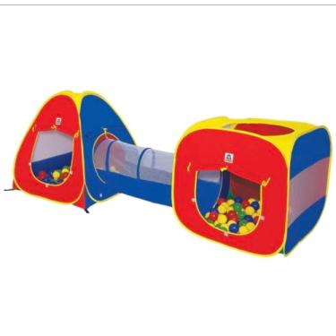 Imagem de Barraca Toca Infantil Colorida 3 X 1 C/Túnel