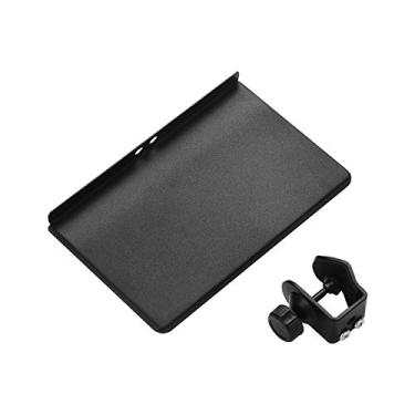 Imagem de Bandeja de Suporte de Microfone de Metal Com Braçadeira de Montagem, Durável e Resistente, área de Superfície de 8 * 5 pol. para Placa de Som, Fone de Ouvido, Smartphone