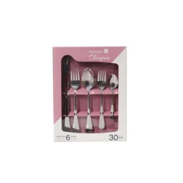 Imagem de Faqueiro Aço Inox Olimpia 30 Peças - Hercules