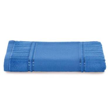Imagem de Toalha de Lavabo Dohler Velour Para Pintura Artesanalle 30x45cm, Azul 