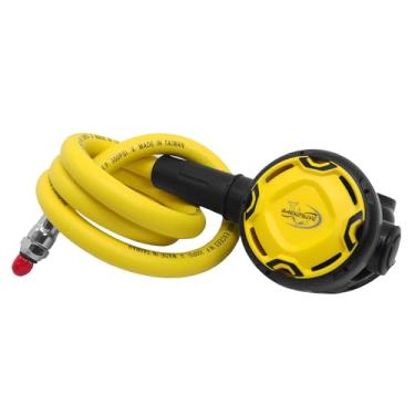 Imagem de Saekodive SK10 Scuba Regulator Octopus - Regulador de mergulho de segundo estágio - Regulador de mergulho com mangueira amarela de 91 cm