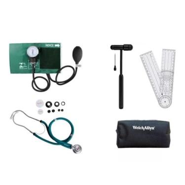 Imagem de Kit Estagio Para Fisioterapia Com Goniometro E Martelo Buck - Premium,