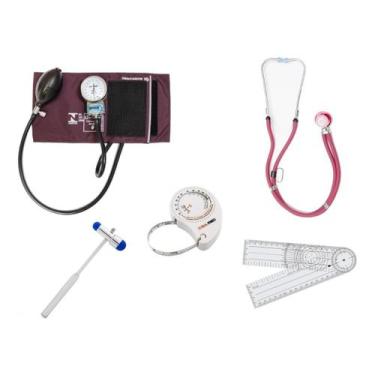 Imagem de Kit De Fisioterapia Com Martelo Buck Preto - P.A.MED - P. A. MED,  Vin