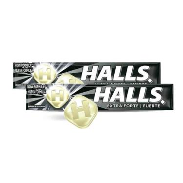Imagem de Kit 2 Bala Halls Extra Forte 27,5g