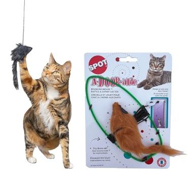 Imagem de Brinquedo de gato SPOT Ethical A-Door-Capaz de saltar, cores sortidas, raças médias