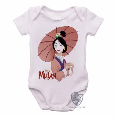 Imagem de body nenê criança roupa bebê Mulan sombrinha - Empório Dutra, G   ( 4-