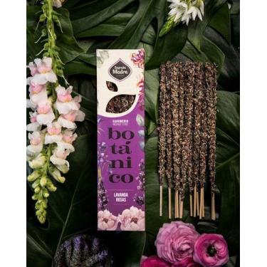 Imagem de Incenso Artesanal Botânico Sagrada Madre, Lavanda e Rosas