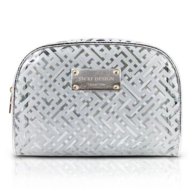 Imagem de Necessaire Feminino Retangular Diamantes Jacki Design Preto