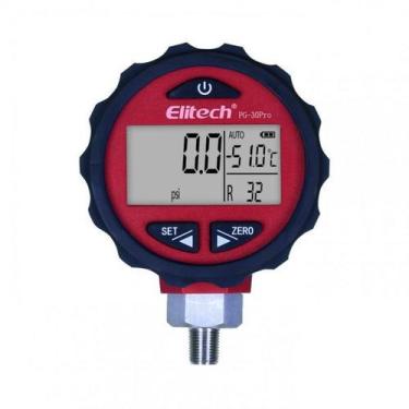Imagem de PG-30 PRO BLUE Manômetro digital de Alta -14,5 Até 800 PSI 87 GASES RE