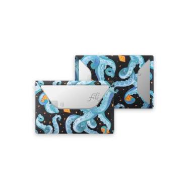Imagem de Mini Carteira Prática Lavável ABA Cream Kraken