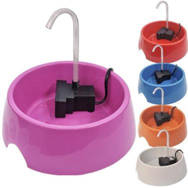 Imagem de Bebedouro Fonte Gatos Cachorros Cães 1 Litro Filtro Carvão Ativado Lit