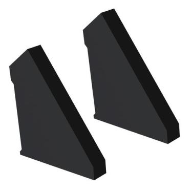 Imagem de Kit Acessórios Taschibra Para Perfil Sobrepor 1,5x1,7cm Vertex L15, Pr