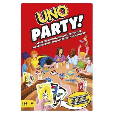 Imagem de Jogo De Baralho Uno Party! 224 Cartas Mattel Ref: HMY49