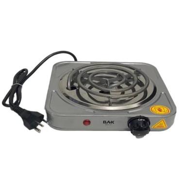 Imagem de Fogareiro Eletrico 220v Cooktop Camping 1 Boca 1000w BAK AD-C101-220 C