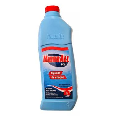 Imagem de Algicida De Choque Para Piscinas Hcl Hidroall - 1 Litro