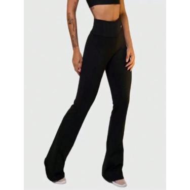Imagem de Calça Flare Bailarina Básica Preta - D Bell, Preto, M