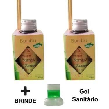 Imagem de 2 Aromatizador Ambiente Palito 100ml Difusor Cheirinho Casa Lar Cheiro
