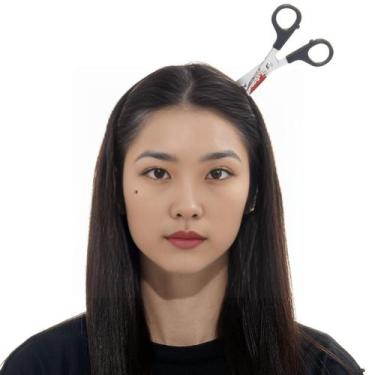 Imagem de Tiara Arco Tesoura C/ Sangue Acessório Halloween Abrakadabra - Sulamer