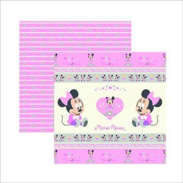 Imagem de Papel Scrap Festa Disney Baby Minnie 1 Fitas E RÓTulos Sdfd023 - Toke 