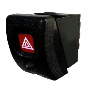 Imagem de Botão de Emergência Pisca Alerta com Alarme (LED) - GM 90434501 e 9328