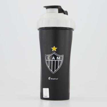 Imagem de Coqueteleira Atlético Mineiro Preta - Brasfoot, Único