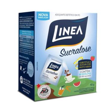 Imagem de Adoçante Em Pó Sucralose Linea - 50 Und - 40g