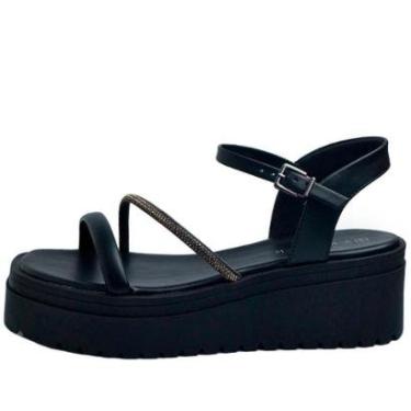 Imagem de Sandalia Ramarim Plataforma Tratorada - 24-45203-Feminino