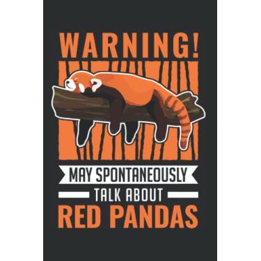 Imagem de Roter Panda Tagesplaner: May spontaneously talk about Red Pandas/Kalender 2023 & 2024 / Wochenplaner Tagesplaner Planer/Planungsbuch To-Do-Liste / 6x9 Zoll / 100 ausfüllbare Seiten