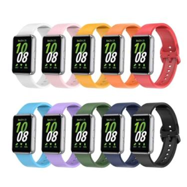 Imagem de Pulseira de Silicone Sport Cores Vivas para Samsung Galaxy Fit3 (Rosa-claro)