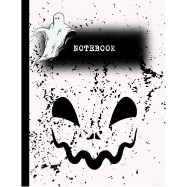 Imagem de Spectral Sketches: A Ghostly Black and white Notebook: Size : 8,5"x 11" Inch 120 Pages Cover Glossy Notebook Sketchbook
