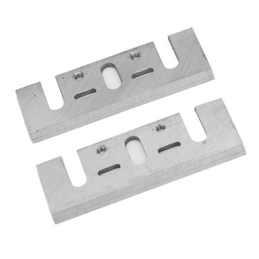 Imagem de Lâmina de Substituição de Plaina Elétrica Manual para Marcenaria HSS Forte e Durável Borda de Corte de 42 Graus Adequada para Madeira Dura Madeira de Alta Impureza Artificial