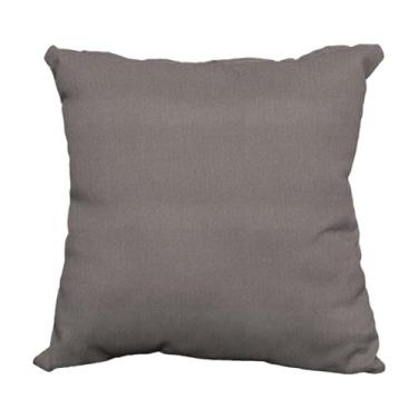 Imagem de Capa Almofada 40x40 Grafite AcquaBlock Impermeável Com Zíper Premium Comfort Área Externa Liso