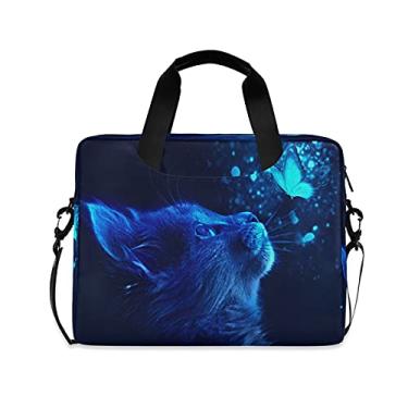 Imagem de Bolsa mensageiro para laptop com dinossauros fofos para homens e mulheres, Multi08, One Size, Bolsa