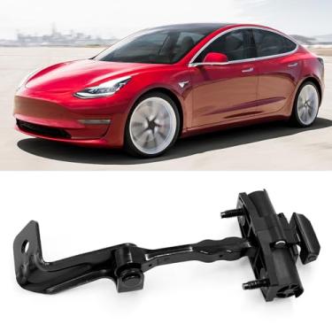 Imagem de Jaronx Compatível com Tesla Model 3 Front Left Door Check Stop Strap 1089507-00-D 2017-2021, Correia de verificação da porta do lado do motorista dianteiro esquerdo com localizador de porta, correia