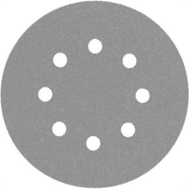 Imagem de Disco Lixa Pluma Branco 125Mm A150 8003 - Kit C/10 - DISFLEX